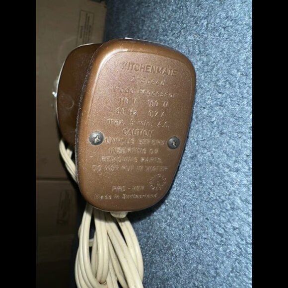 Vintage Kitchenmate Handheld 2 Speed Food Processor - Picture 2 of 4